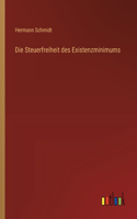 Steuerfreiheit des Existenzminimums