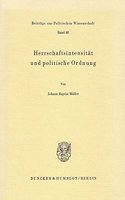 Herrschaftsintensitat Und Politische Ordnung