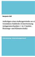 Anfertigen Eines Auengewindes an Einem Verzinkten Stahlrohr (Unterweisung Anlagenmechaniker / -In F. Sanitar-, Heizungs- Und Klimatechnik): (German)