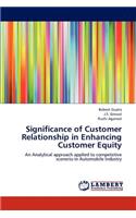 Significance of Customer Relationship in Enhancing Customer Equity