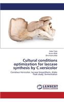 Cultural conditions optimization for laccase synthesis by C.versicolor