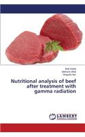 Nutritional analysis of beef after treatment with gamma radiation