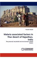 Malaria associated factors in Thar desert of Rajasthan, India