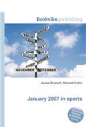 January 2007 in Sports