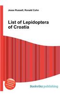 List of Lepidoptera of Croatia
