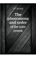 The phenomena and order of the solar system: (English)