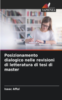 Posizionamento dialogico nelle revisioni di letteratura di tesi di master