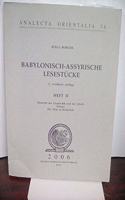 Babylonisch Assyrische Lesestucke