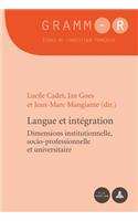 Langue Et Integration