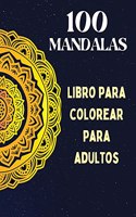 100 mandalas, libro para colorear para adultos