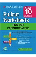 Oswaal CBSE CCE Pullout Worksheet for Class 10 Term II (October to March) English Communicative