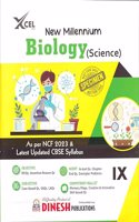 DINESH Publications' New Millennium Biology (Science) for Class 9 - by K. Kumar (2024-25 Examination)