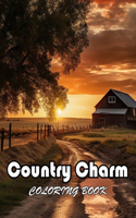 Country Charm Coloring Book