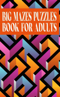 Big Mazes Puzzles Book For Adults: 200 Mazes in Variety of puzzle styles Challenging with Hard Mazes Puzzles Book for Adults.