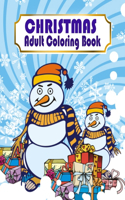 Christmas Adult Coloring Book: A Festive Coloring Book Featuring Beautiful Winter Landscapes and Heart Warming Holiday Scenes, Santa Claus, Reindeer, Elves, Animals, Snowman.