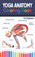 Yoga Anatomy Coloring Book For Beginners