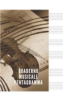 Quaderno Musicale Pentagramma