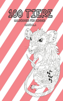 Malbücher für Kinder - Mandala - 100 Tiere