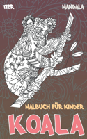 Malbuch für Kinder - Mandala - Tier - Koala