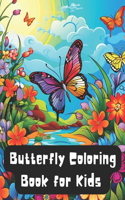 Butterfly Coloring Book for Kids ages 6-12