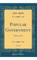 Popular Government, Vol. 64: Winter, 1999 (Classic Reprint)