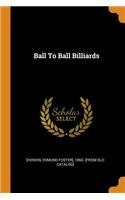 Ball to Ball Billiards