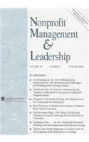 Nonprofit Management & Leadership, Volume 19, Number 2