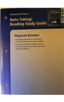 McDougal Littell Science: Note-Taking Reading Study Guide Grades 6-8 Physical Science
