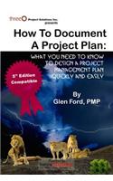 How to Document a Project Plan