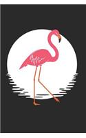 Flamingo Notebook: 6x9inch Flamingo Notebook College ruled