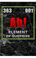 Ah! element of surprise