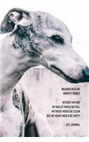 Walking with My Whippet Prince Without My Dog My Wallet Would Be Full My House Would Be