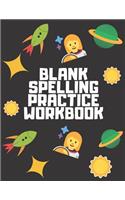Blank Spelling Practice Workbook