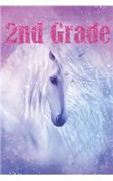 2nd Grade: 2nd Grade Unicorn Diary size 6x9