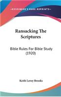 Ransacking the Scriptures