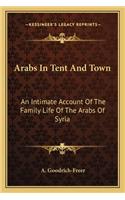 Arabs in Tent and Town