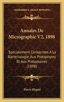 Annales De Micrographie V2, 1898