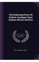Reducing Power Of Sodium Amalgam Upon Sodium Nitrate Solution