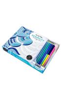 Vive Le Color! Serenity (Coloring Book and Pencils)