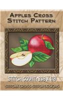 Apples Cross Stitch Pattern: (English)
