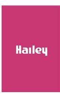 Hailey - Pink Notebook / Journal / Extended Lined Pages / Soft Matte Cover