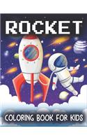 Rocket Coloring Book for Kids: Fantastic Space Rockets Activity book for kids, Fun with Learn and Grow (50 Rockets Illustrations)