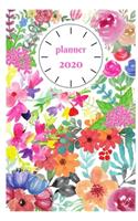 2020 Planner: Notebook Journal Purple Floral