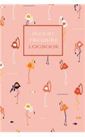 Blood Pressure Logbook: Coral Pink Flamingo Pattern Matte Softcover Keep Track of Blood Pressure - Monitor Your Blood Pressure and Stay Healthy - 6" x 9" - 101 Pages(1 Blood Pressure Logbooks)