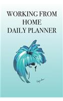 Working from Home Daily Planner: Stylishly illustrated little notebook is the perfect accessory to help you plan your day.