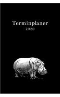 Terminplaner 2020: Nilpferd Kalender I Wochenkalender I Jahresplaner I Jahreskalender I Terminplaner I für Männer und Frauen, Mädchen und Jungen - Wochenplaner A5 Lieb