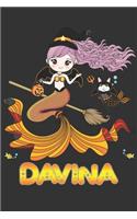 Davina: Davina Halloween Beautiful Mermaid Witch Want To Create An Emotional Moment For Davina?, Show Davina You Care With This Personal Custom Gift With Da