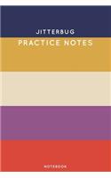 Jitterbug Practice Notes: Cute Stripped Autumn Themed Dancing Notebook for Serious Dance Lovers - 6"x9" 100 Pages Journal