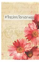 #theChristensenWay: Pink Daisies 6 x 9 inch 120 Pages Journal Diary Notebook for the Christensen Family