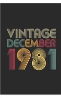 Vintage December 1981